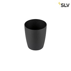lamp shade PURI 2.0 - DOME half round, black
