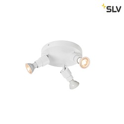 Lampada da parete e soffitto PURI 2.0 BASIC 3-Lampadine GU10 IP20, bianco dimmerabile