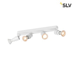 Wand- und Deckenleuchte PURI 2.0 Basic Long, 4x GU10 max. 6W, wei