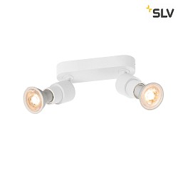 Wand- und Deckenleuchte PURI 2.0 Basic, 2x GU10 max. 6W, wei