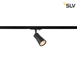 1-Phasen-Strahler PURI 2.0 CONE, GU10 max. 6W, drehbar und schwenkbar, schwarz