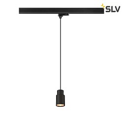 3-Phasen Pendelleuchte PURI 2.0 TUBE, GU10 max. 6W, schwarz