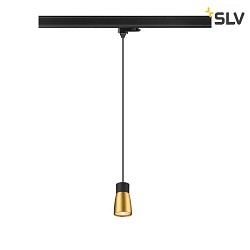 Apparecchio a sospensione trifase PURI 2.0 - DOME semicircolare GU10 IP20, nero dimmerabile