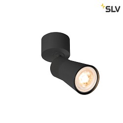 Wand- und Deckenleuchte PURI 2.0 CONE, GU10 max. 6W , schwarz