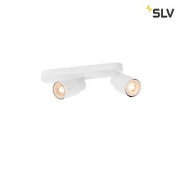 Wand- und Deckenleuchte PURI 2.0 TUBE, asymmetrisch, 2x GU10 max. 6W, wei