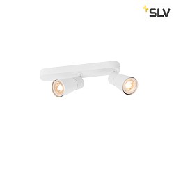 Wand- und Deckenleuchte PURI 2.0 CONE, asymmetrisch, 2x GU10 max. 6W, wei