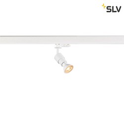 3-Phasen-Strahler PURI 2.0 BASIC, ohne Schirm, GU10 max. 6W, drehbar und schwenkbar, wei