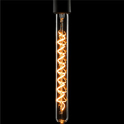 Lampe LED SOFT TUBE T300 - PHASE clair E27 8W 400lm 1900K 330 CRI 90-100 gradable