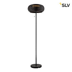 LED Ootdoor Solar Stehleuchte ADEGAN, 4,35W, 2200K, 85lm, IP65, dimmbar, schwarz