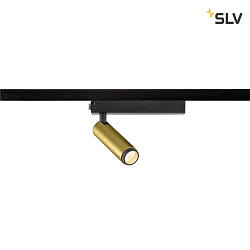 LED 1-Phasen-Strahler GRIP! S PHASE, zylindrisch, 11W 2700K 29, CRi >90, dimmbar, schwenkbar, gold / schwarz