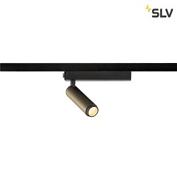 LED 1-Phasen-Strahler GRIP! S PHASE DTW, zylindrisch, 11W 2000-3000K 29, CRi >90, Dim-to-Warm, schwenkbar, bronze / schwarz