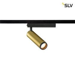 LED 1-Phasen-Strahler GRIP! M PHASE, zylindrisch, 20W 2700K 42, CRi >90, UGR <19, dimmbar, schwenkbar, gold / schwarz
