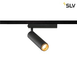 LED 1-Phasen-Strahler GRIP! M PHASE, zylindrisch, 20W 3000K 42, CRi >90, UGR <19, dimmbar, schwenkbar, schwarz / gold