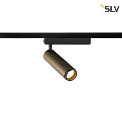 LED 1-Phasen-Strahler GRIP! M PHASE, zylindrisch, 20W 3000K 42, CRi >90, UGR <19, dimmbar, schwenkbar, bronze / schwarz