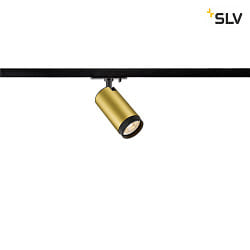 1-Phasen-Strahler GRIP! L, zylindrisch, GU10 max. 6W, drehbar und schwenkbar, gold / schwarz