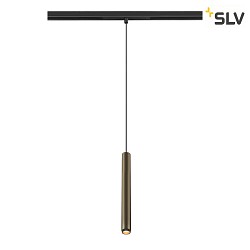 Luci a sospesione GRIP! S 48V DALI per VDU, controllabile da DALI IP20, bronzo, opaco dimmerabile