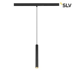 Luci a sospesione GRIP! S 48V DALI per VDU, controllabile da DALI IP20, nero dimmerabile