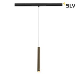 Luci a sospesione GRIP! S 48V DALI DTW per VDU, controllabile da DALI, Dim-To-Warm IP20, bronzo, opaco dimmerabile