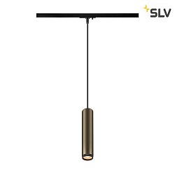 1-Phasen Pendelleuchte GRIP! L, GU10 max. 6W, bronze / schwarz