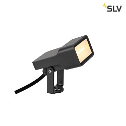 gorund spike luminaire SYNA WIDE square, tiltable IP65, black 