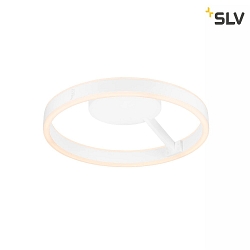 Lampada da parete e soffitto ONE PHASE 40CM su / gi, CCT Switch, forma dell'anello IP20, bianco opaco dimmerabile