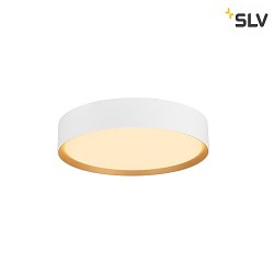 LED Wand- und Deckenleuchte DECONA PHASE, rund, 18W 2700/3000K (CCT Switch), dimmbar, wei / gold