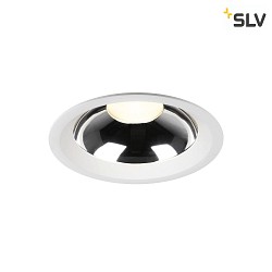 LED Einbauleuchte DOWNLIGHT C 200, IP54, CRi >90, UGR <22, Multipower, schaltbar, starr, wei / Chrom, 8/16/24W 4000K