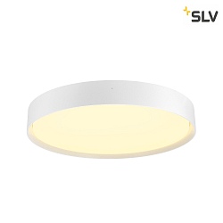 Luminaire de plafond DECONA 42 CL rond, adapt aux postes de travail avec cran IP44, blanche, laqu gradable