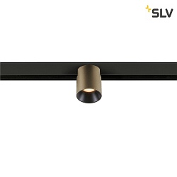 Spot FIXT-IT! rond, version pour montage en surface, adapt aux postes de travail avec cran IP20, bronze, noir