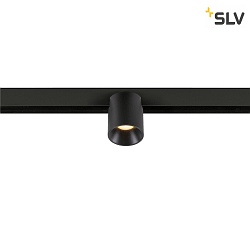 Spot FIXT-IT! rond, version pour montage en surface, adapt aux postes de travail avec cran IP20, noir, laqu gradable