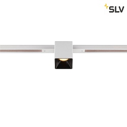 LED Spot FIXT-IT!, 48V, DALI, eckig, fr Einbauschiene, 36, 8W, 2000-3000K, 495lm, UGR<19, IP20, dimmbar, wei/schwarz