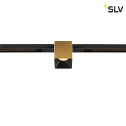 LED Spot FIXT-IT!, 48V, DALI, eckig, fr Einbauschiene, 36, 8W, 2000-3000K, 495lm, UGR<19, IP20, dimmbar, gold/schwarz