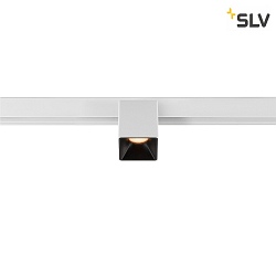 LED Spot FIXT-IT!, 48V, DALI, eckig, fr Aufbauschiene, 36, 7W, 2700K, 800lm, UGR<19, IP20, dimmbar, wei/schwarz