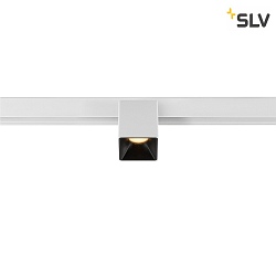 LED Spot FIXT-IT!, 48V, DALI, eckig, fr Aufbauschiene, 36, 7W, 3000K, 865lm, UGR<19, IP20, dimmbar, wei/schwarz