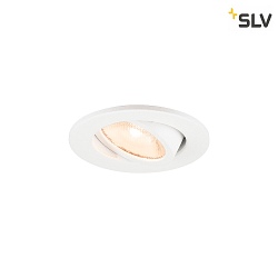LED Deckeneinbauleuchte NEW TRIA 45, rund, 24, 4W, 2700K, 360lm, UGR<22, IK02, IP20, wei