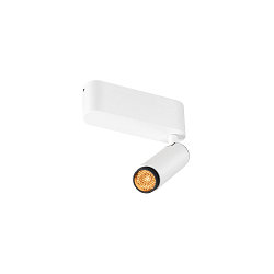 LED Deckenaufbauleuchte GRIP! S SINGLE, 29, 11W, IP20, dimmbar, 2700K, 600lm, wei/schwarz