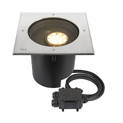 LED Bodeneinbauleuchte DASAR XL, eckig, asymmetrisch, 70/40, 27W, 3000K, 2600lm, IP65/IP67, IK10, dimmbar