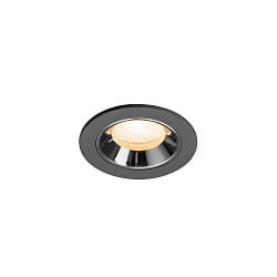 ceiling recessed luminaire NUMINOS XS suitable for VDU workstation IP20, black dimmable