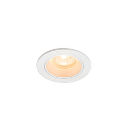 ceiling recessed luminaire NUMINOS XS round, suitable for VDU workstation IP20, white, lacquered dimmable
