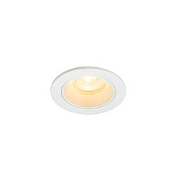 ceiling recessed luminaire NUMINOS XS round, suitable for VDU workstation IP20, white, lacquered dimmable