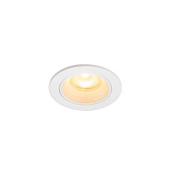 ceiling recessed luminaire NUMINOS XS round, suitable for VDU workstation IP20, white, lacquered dimmable