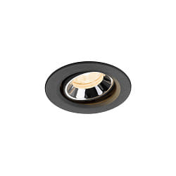ceiling recessed luminaire NUMINOS MOVE XS swivelling, suitable for VDU workstation IP20, black dimmable