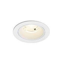 ceiling recessed luminaire NUMINOS S round, suitable for VDU workstation IP20, white, lacquered dimmable