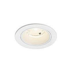 ceiling recessed luminaire NUMINOS S round, suitable for VDU workstation IP20, white, lacquered dimmable
