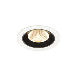 ceiling recessed luminaire NUMINOS M suitable for VDU workstation IP20, black, white dimmable