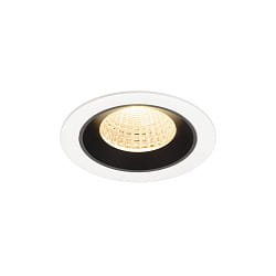 ceiling recessed luminaire NUMINOS M suitable for VDU workstation IP20, black, white dimmable