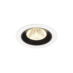 ceiling recessed luminaire NUMINOS M suitable for VDU workstation IP20, black, white dimmable