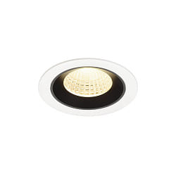 ceiling recessed luminaire NUMINOS M suitable for VDU workstation IP20, black, white dimmable