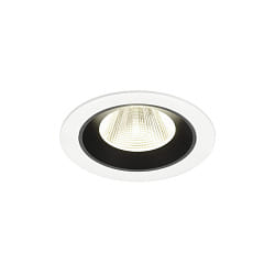 ceiling recessed luminaire NUMINOS M suitable for VDU workstation IP20, black, white dimmable