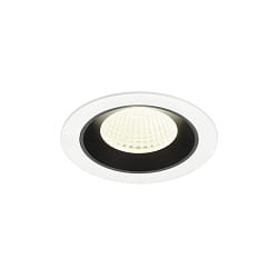 ceiling recessed luminaire NUMINOS M suitable for VDU workstation IP20, black, white dimmable